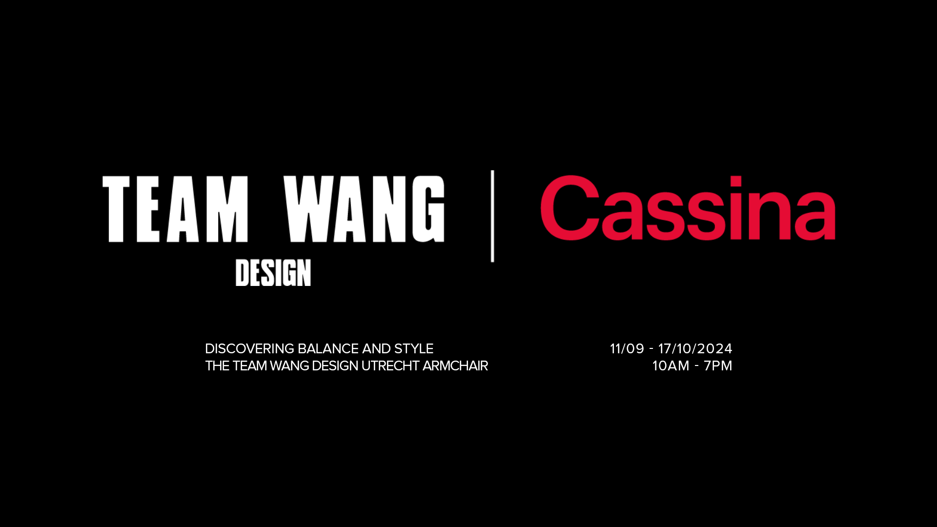 Team Wang design | Cassina exhibition at Euro Creations