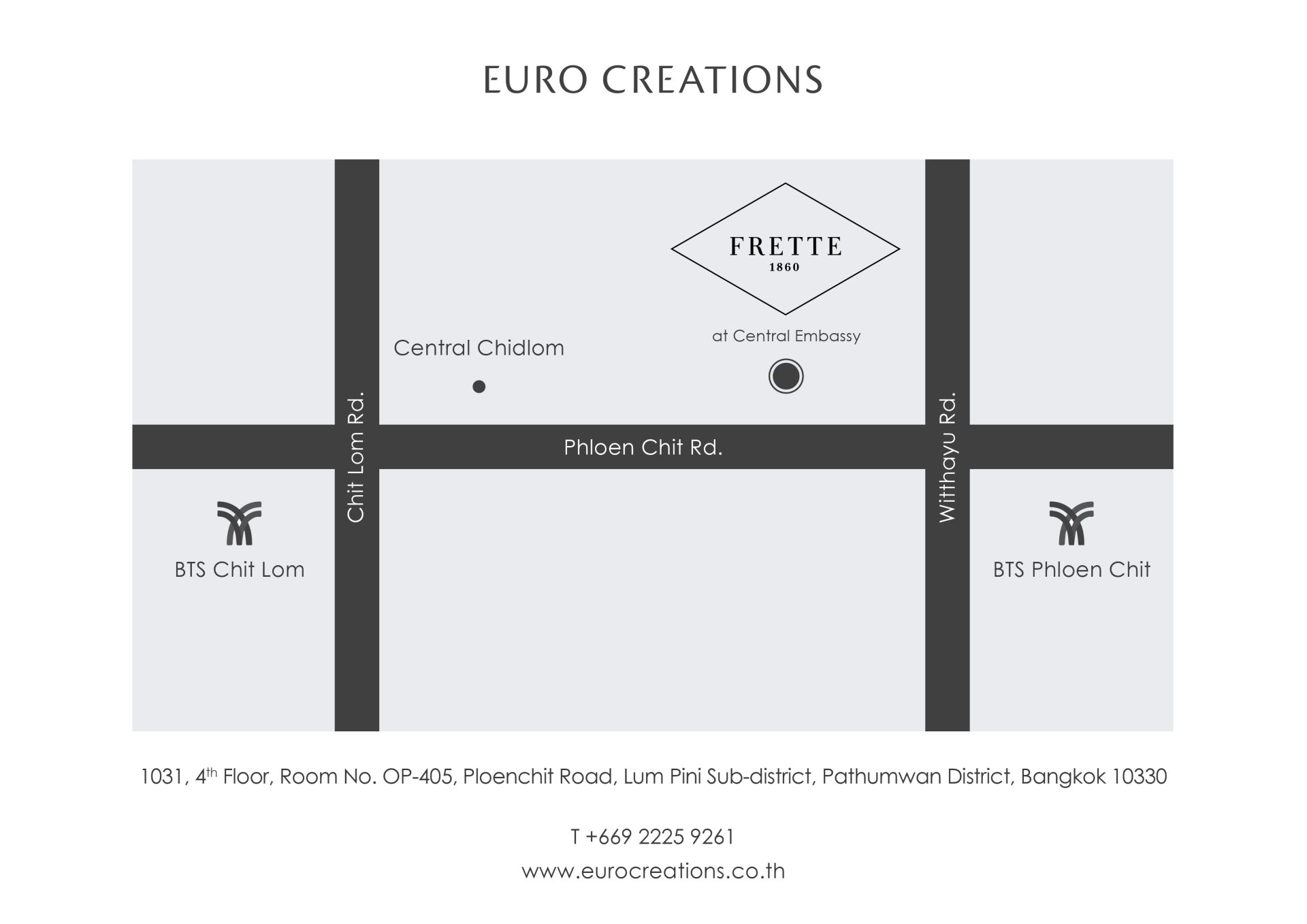 Frette at Central Embassy map